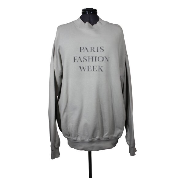 Balenciaga Wardrobe unifit oversized relaxed fit Paris Fashion Week sweatshirt - Picture 1 of 16